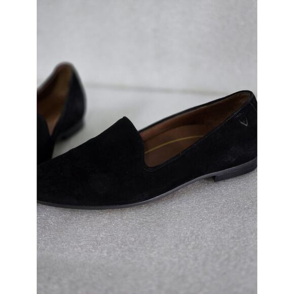 Vionic Women's Willa Ii Slip-ons Loafer Size 6 3/4 Black Suede Block Heel Round - Picture 3 of 6